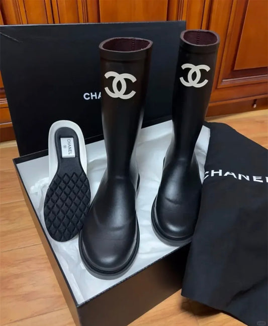 CC designer rain boots